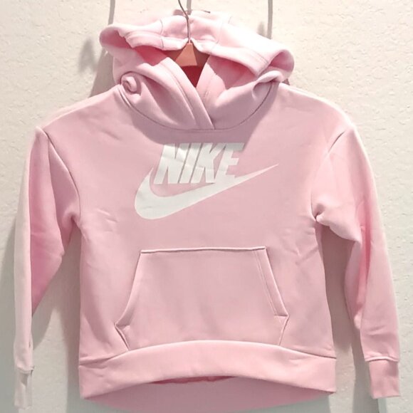 Nike kids logo print cotton blend hoodie - Picture 1 of 3